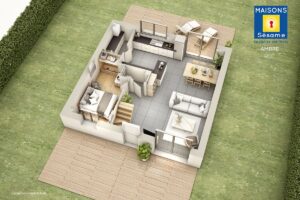 Projet de construction d&rsquo;une maison 96 m² avec terrain à PROVINS (77)