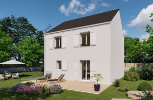 MAISON INDIVIDUELLE 90,28 m² à LIVERDY EN BRIE