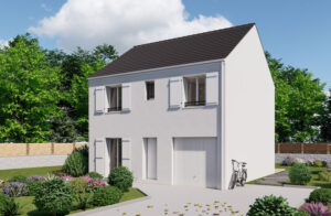 MAISON INDIVIDUELLE 90,28 m² à LE PLESSIS BELLEVILLE