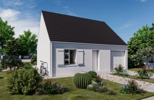 MAISON INDIVIDUELLE 47,81 m² à LE PLESSIS BELLEVILLE
