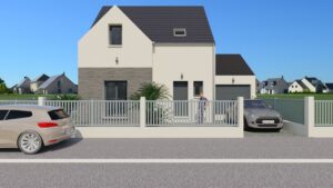 Projet de construction d&rsquo;une maison 90 m² avec garage accolé de 15 m2