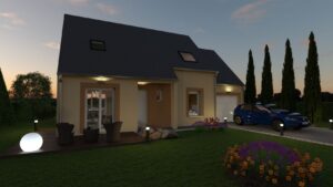 Projet de construction d&rsquo;une maison 83 m² avec terrain à VAUGRIGNEUSE (91)